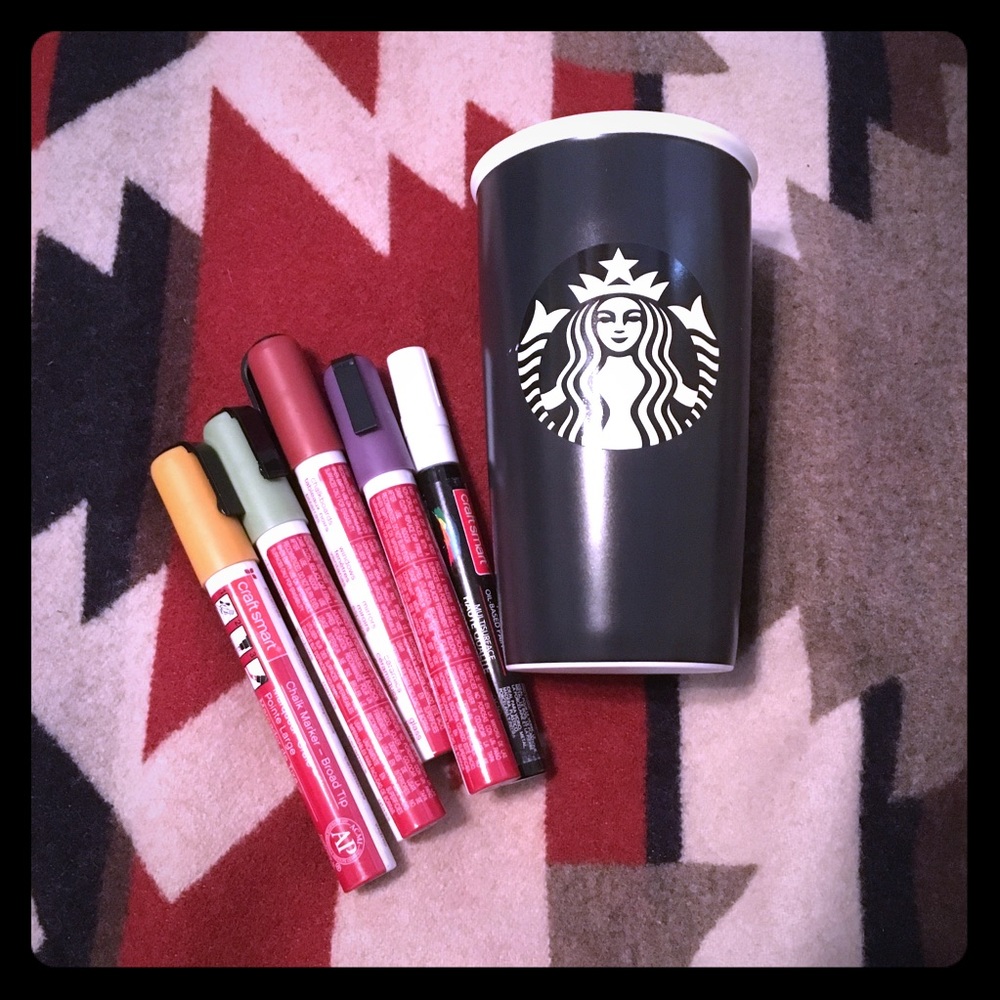 Starbucks Chalkboard Coffee Cup